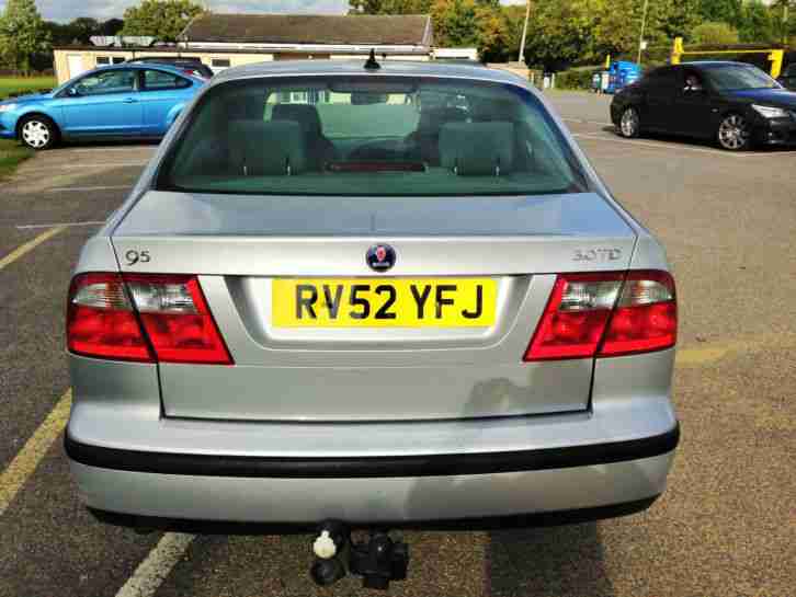 NO RESERVE 2002/52 SAAB 9-5 LINEAR TID DIESEL SILVER FULL SERVICE HISTORY